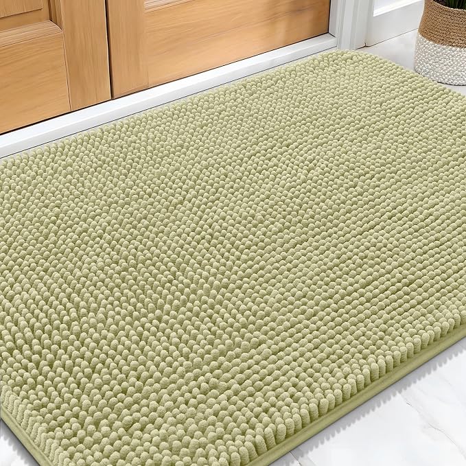 OLANLY Dog Door Mat for Muddy Paws 30x20, Absorbs Moisture and Dirt, Absorbent