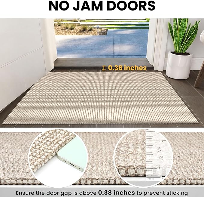 IOHOUZE Washable Exrea Long Hallway Runner Rug 3x20 Non Slip Rubber Backed