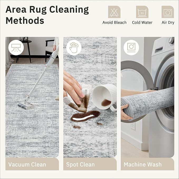 Soalmost Washable Runner Rug