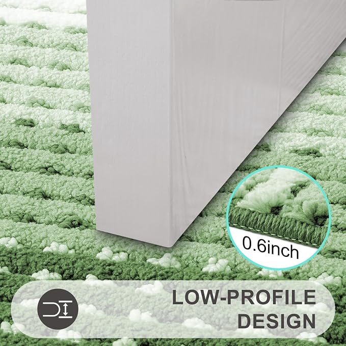 Kitinjoy Indoor Outdoor Door Mat, 59x24 Non-Slip Absorbent Dirt Trapper