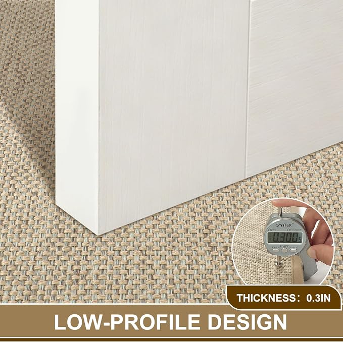 LEKEEPGO Door Mat 36"x59", Non Slip Door Mat Indoor Entrance, Rubber Backing