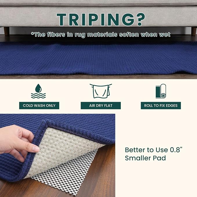 KOZYFLY Cotton 2x14 Runners Rugs