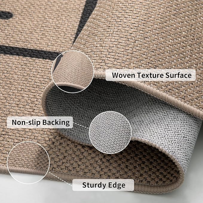 Tangsoo Modern Easy Jute Rug 4x6