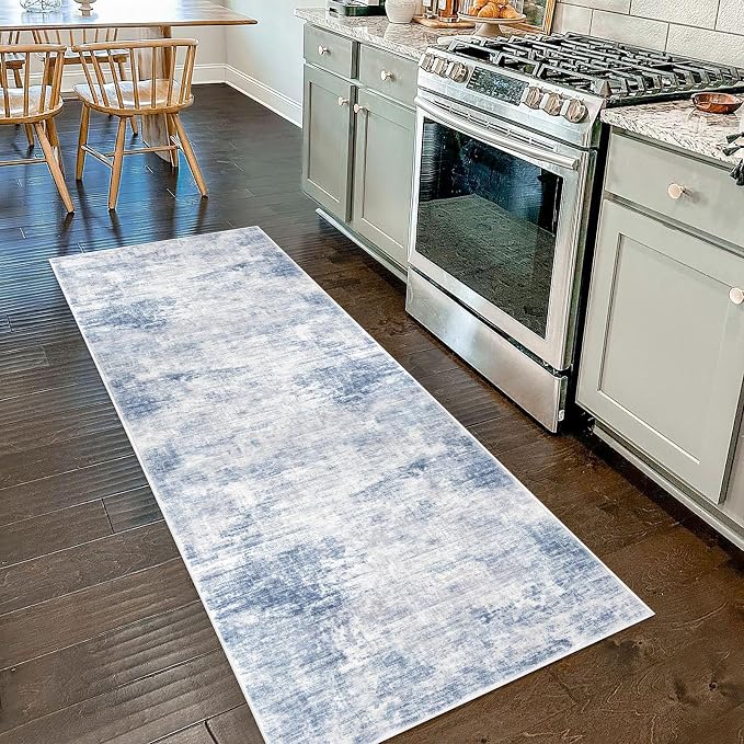 IOHOUZE Abstract Runner Rug 2x7 Ft Washable Runners