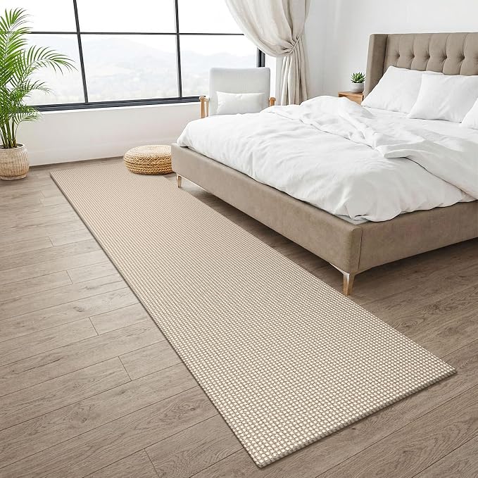 KOZYFLY Runners Rugs for Hallway 2x10, Washable Runner Rug, Woven Non Slip