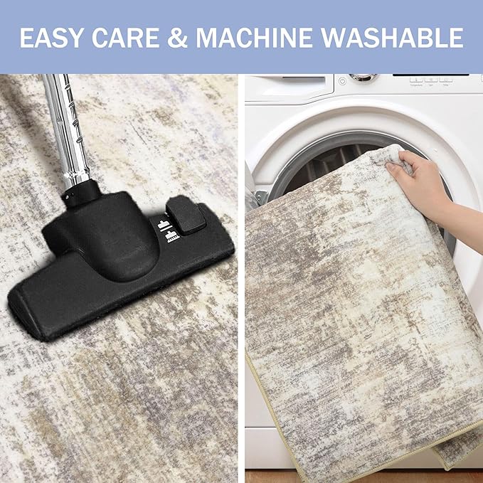 IOHOUZE Small Abstract Area Rug 2x3 Ft Entryway Rugs Washable Door Mat Indoor