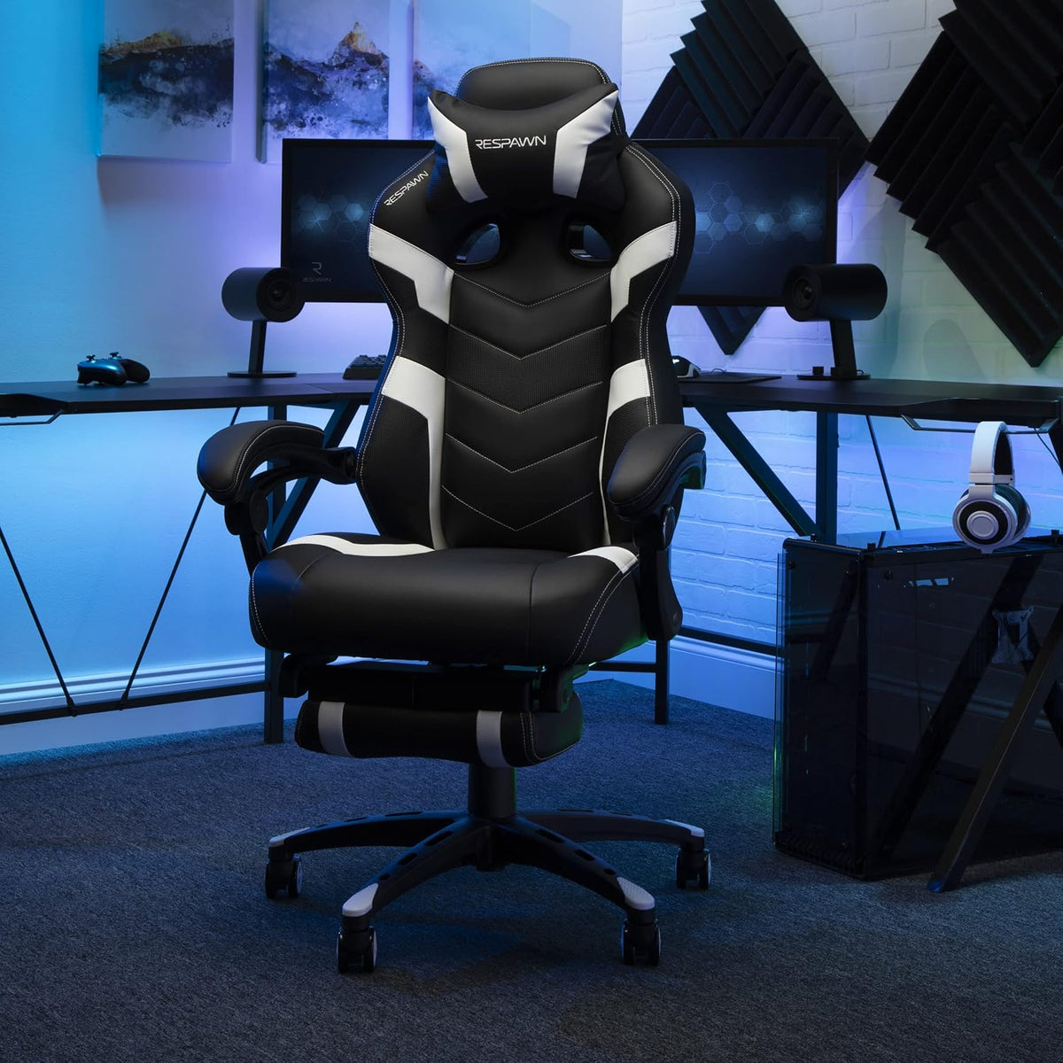 Respawn 110 Pro Ergonomic Gaming Chair with Footrest and Recline