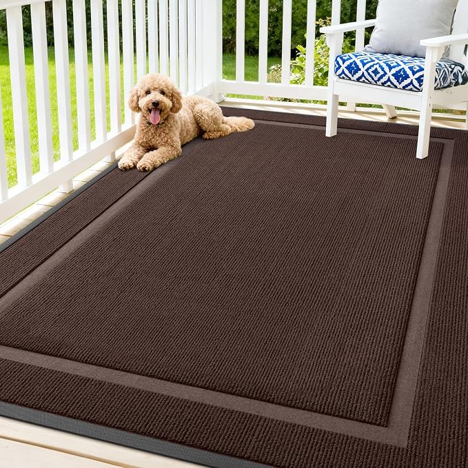 OLANLY Front Door Mat Indoor Outdoor Entrance, Waterproof All-Season,