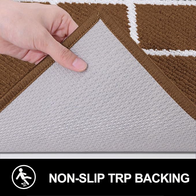 Finchitty Indoor Door Mat, Dirt Resistant and Absorbent, Low-Profile, Washable