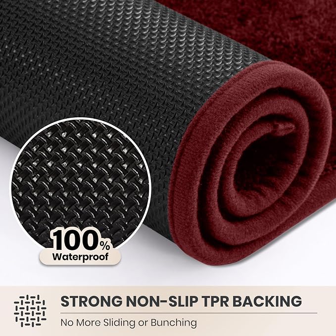 PURRUGS Dirt Trapping Door Mat 34" x 59", Non-Slip Machine Washable Entryway Rug