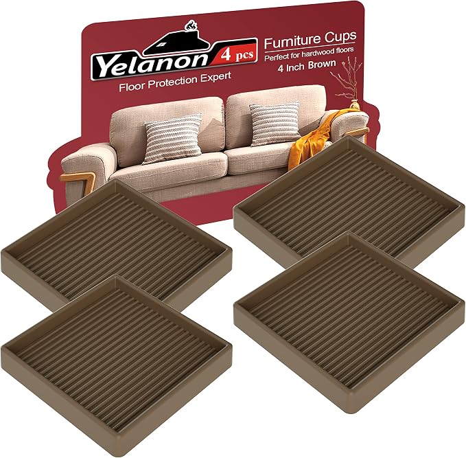 Furniture Coasters, Rubber Furniture Feet, Anti Slide Floor Protector