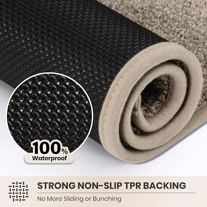 PURRUGS Dirt Trapping Door Mat 31.5" x 47", Non-Slip Machine Washable Entryway
