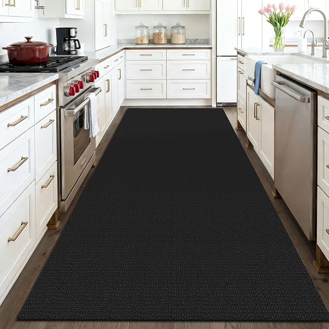 KOZYFLY Washable Area Rug 4x6 ft Non Slip Rubber Backed Living Room Rugs