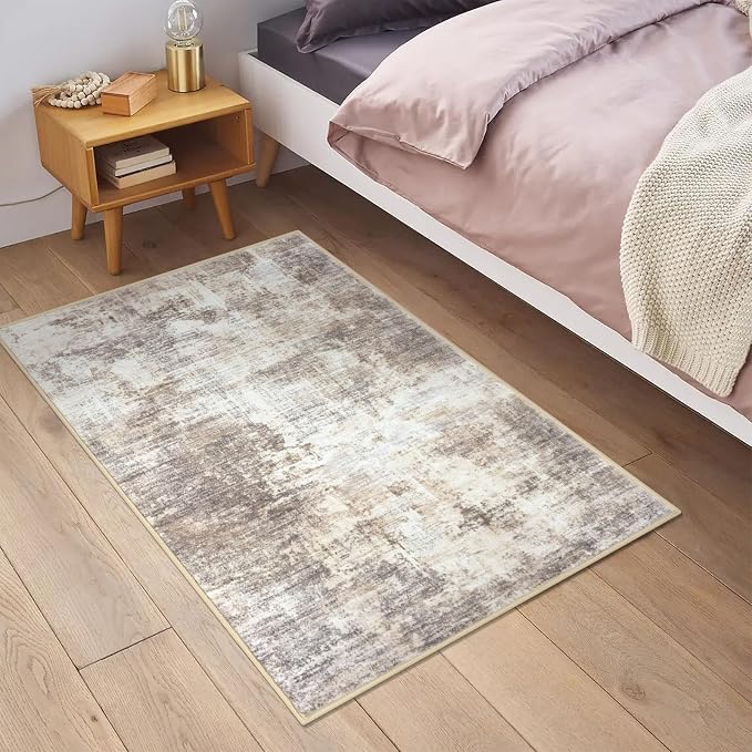 IOHOUZE Small Abstract Area Rug 2x3 Ft Entryway Rugs Washable Door Mat Indoor