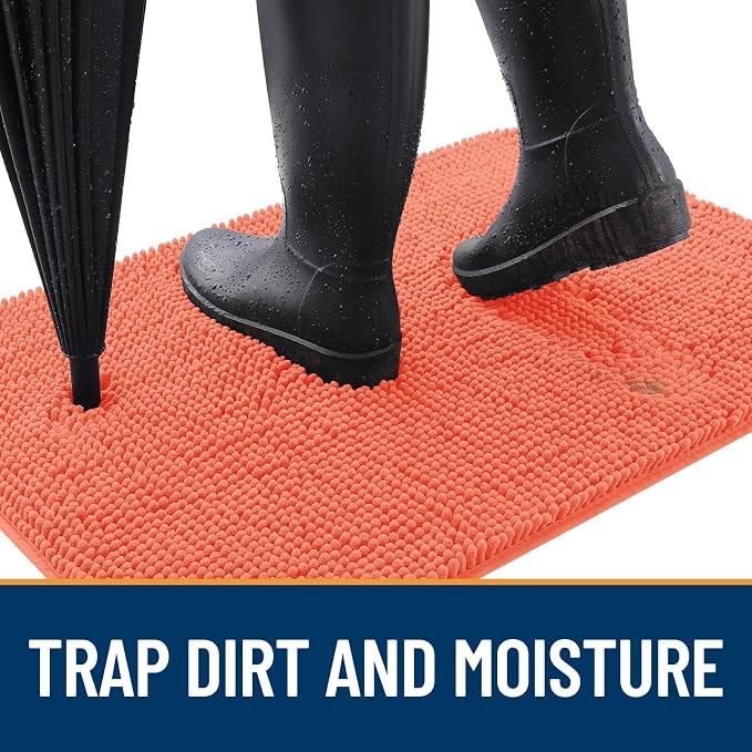 OLANLY Dog Door Mat for Muddy Paws 70x46, Absorbs Moisture and Dirt, Absorbent
