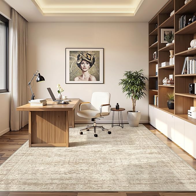 5x7 Area Rugs, Ultra-Thin Washable Rugs