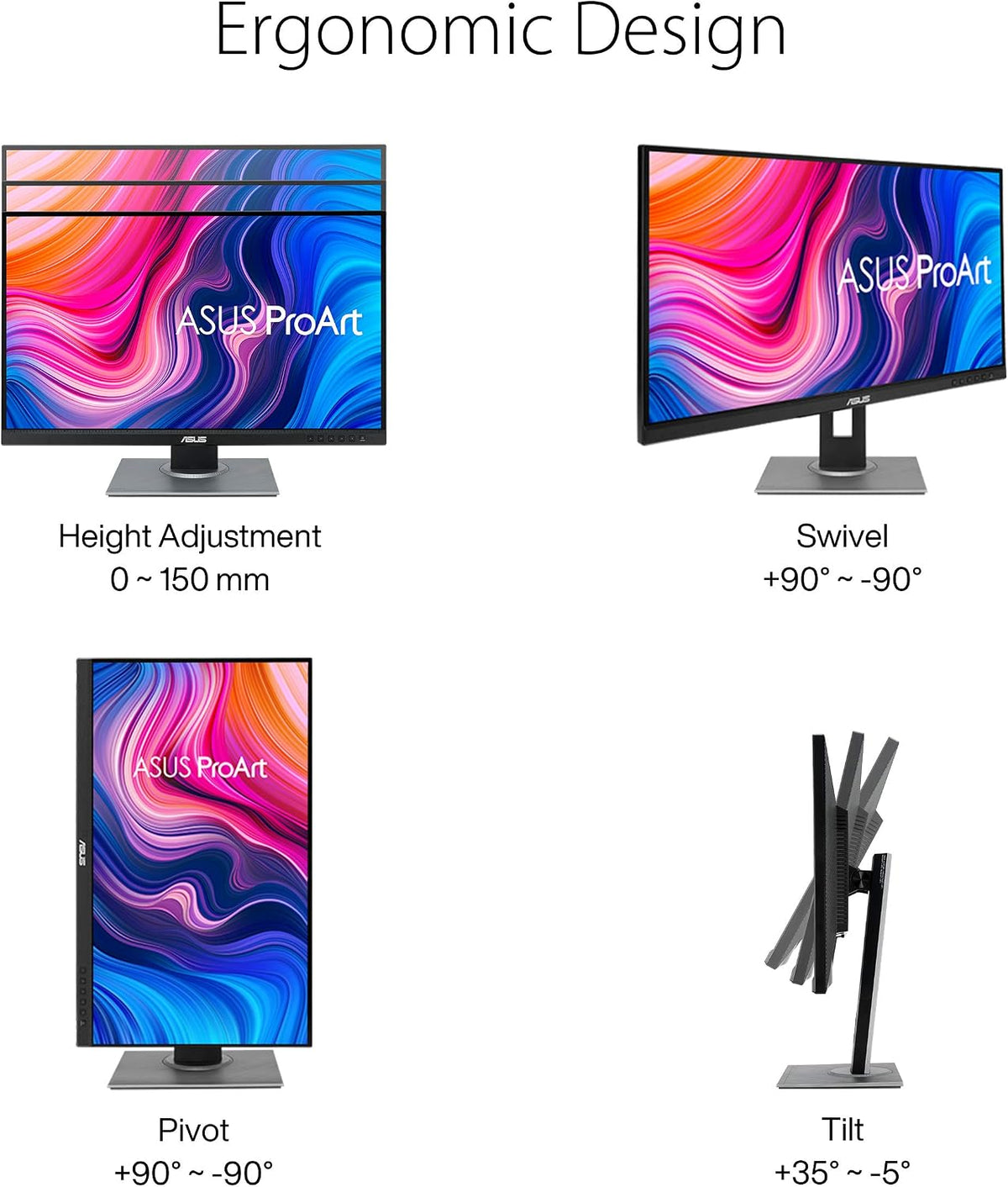 ASUS ProArt PA278QV 27 Inch 1440p QHD Professional Monitor
