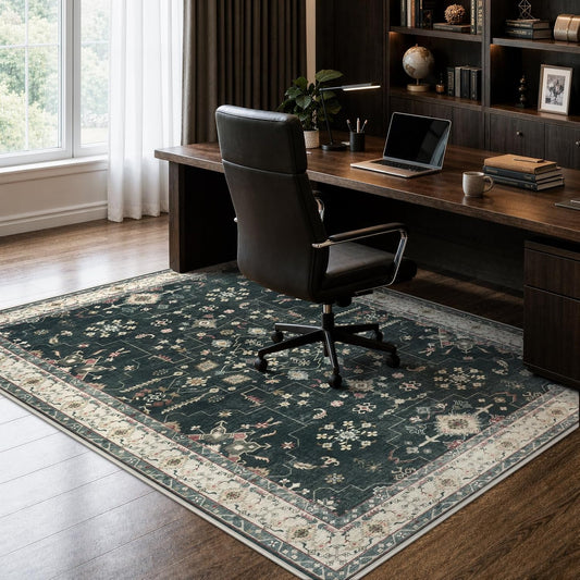 48"x60" Office Chair Mat for Hardwood Floor, Washable Non-Slip Protector
