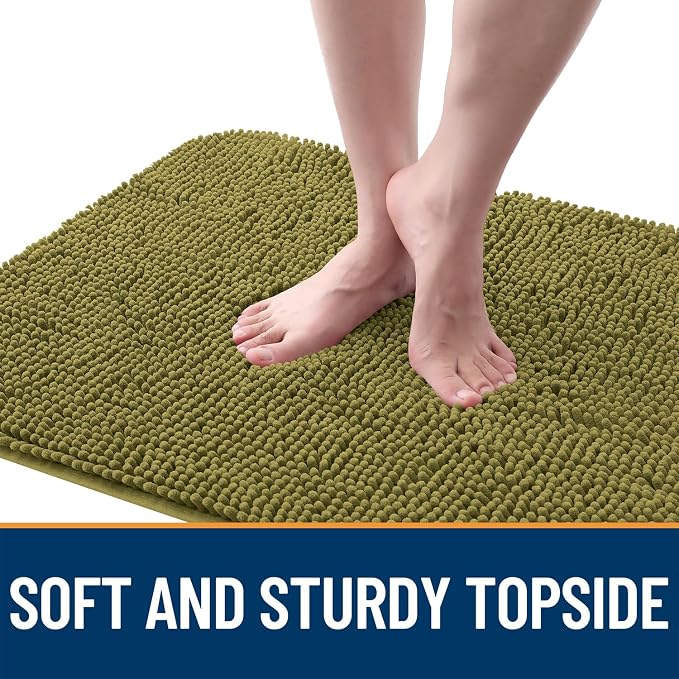 OLANLY Dog Door Mat for Muddy Paws 47x32, Absorbs Moisture and Dirt, Absorbent