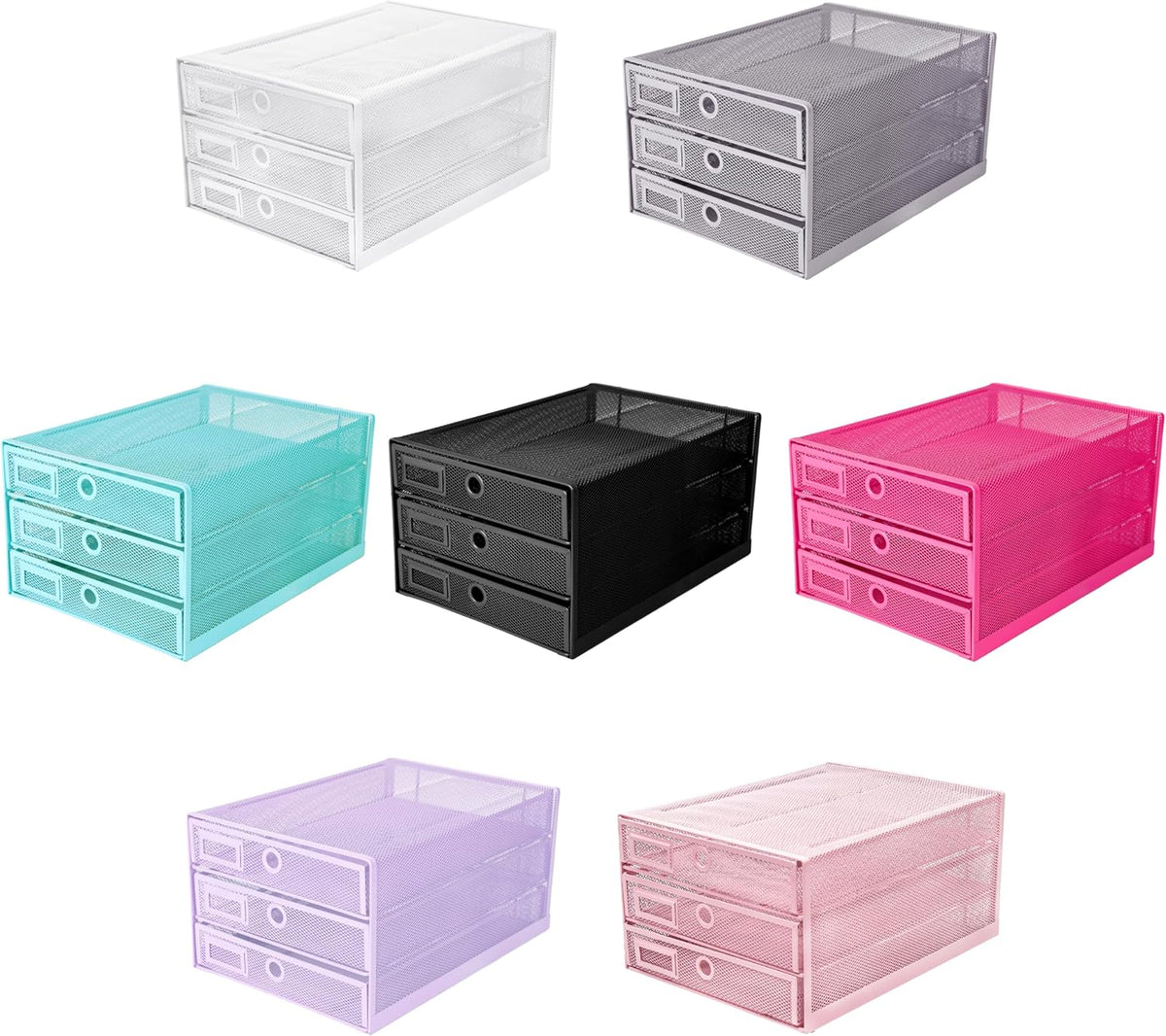 EXERZ Paper Sorter 3 Tier Drawers A4 / Multifunctional Desk Organiser/Letter Tray - Documents, Magazines, Notebooks and Letters