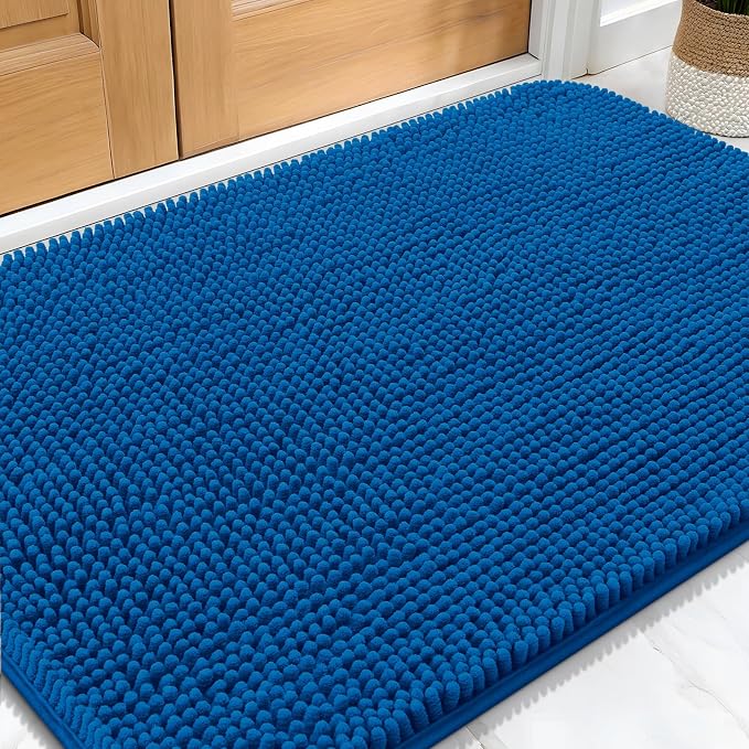 OLANLY Dog Door Mat for Muddy Paws 34x21, Absorbs Moisture and Dirt, Absorbent