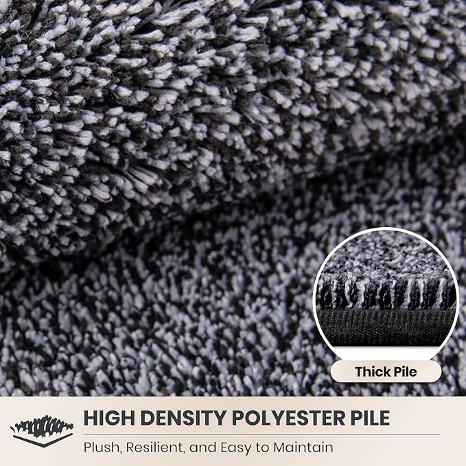 PURRUGS Dirt Trapping Door Mat 31.5" x 47", Non-Slip Machine Washable Entryway