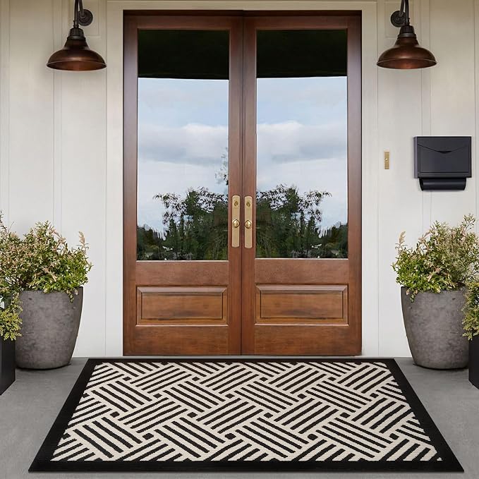 GRANNY SAYS Door Mat Indoor Entrance, Large Welcome Mat Outdoor, Non Slip Front