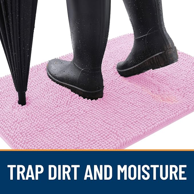 OLANLY Dog Door Mat for Muddy Paws 24x16, Absorbs Moisture and Dirt, Absorbent