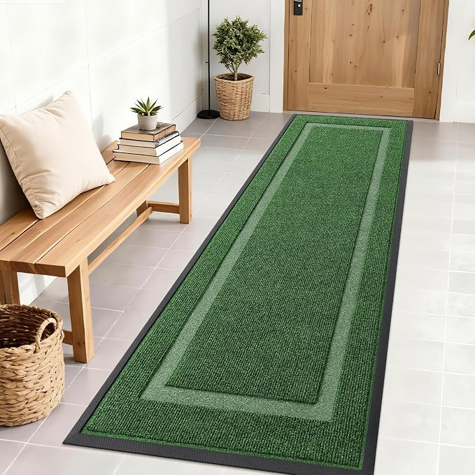 OLANLY Front Door Mat Indoor Outdoor Entrance, Waterproof All-Season,
