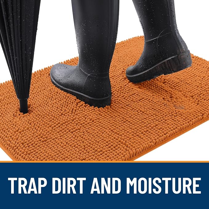OLANLY Dog Door Mat for Muddy Paws 30x17, Absorbs Moisture and Dirt, Absorbent