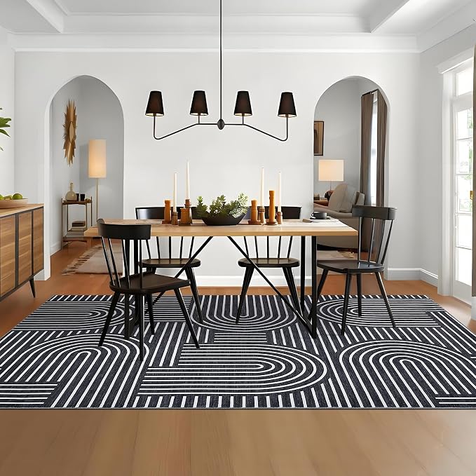 ROYHOME Washable Rug 6x9 Area Rugs