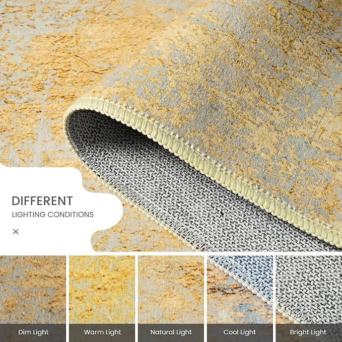 2x6 Rug Runners for Hallways Kitchen Runner Rug Non Slip Washable Long Runner