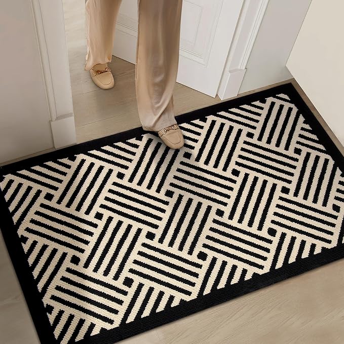 GRANNY SAYS Door Mat Indoor Entrance, Large Welcome Mat Outdoor, Non Slip Front