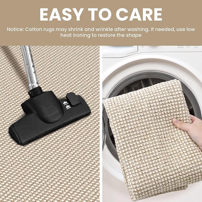 IOHOUZE Washable Exrea Long Hallway Runner Rug 3x20 Non Slip Rubber Backed