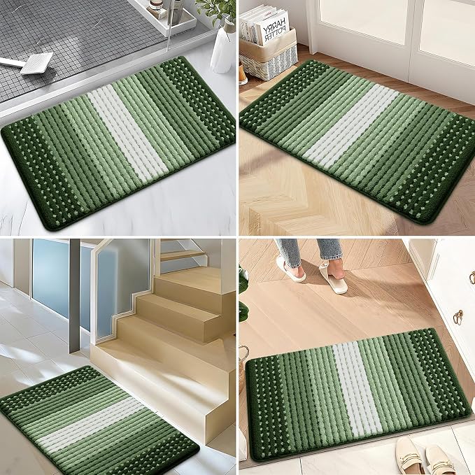 Kitinjoy Indoor Outdoor Door Mat, 71x24 Non-Slip Absorbent Dirt Trapper