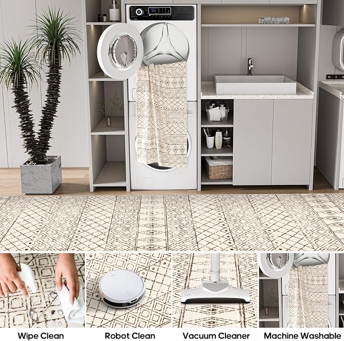 2'x6' Hallway Runner Rug Washable