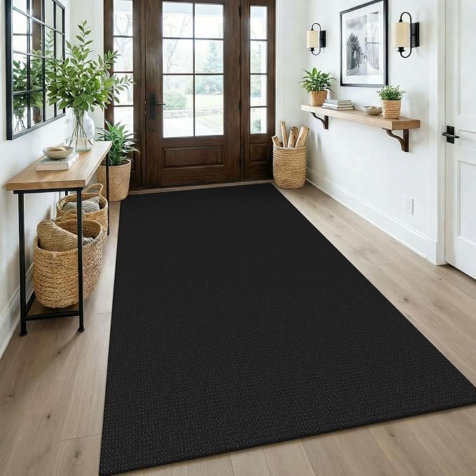 KOZYFLY Washable Area Rug 4x6 ft Non Slip Rubber Backed Living Room Rugs