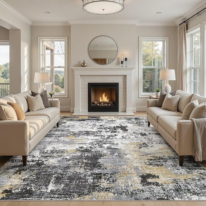 UERMEI 10x14 Area Rug for Living Room