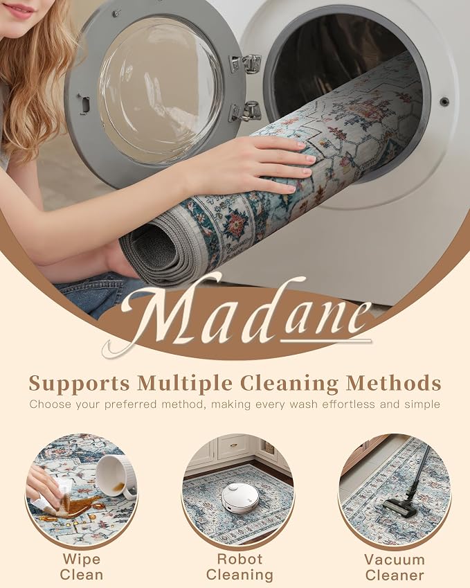 Madane Washable Runner Rug