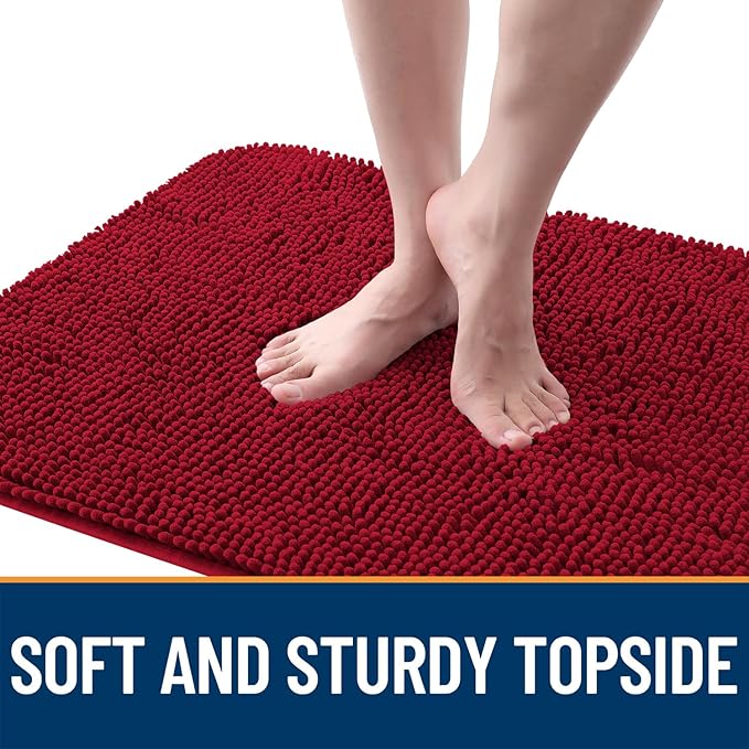 OLANLY Dog Door Mat for Muddy Paws 40x24, Absorbs Moisture and Dirt, Absorbent