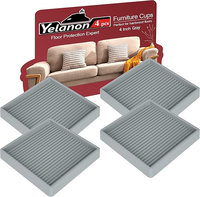 Furniture Coasters, Rubber Furniture Feet, Anti Slide Floor Protector