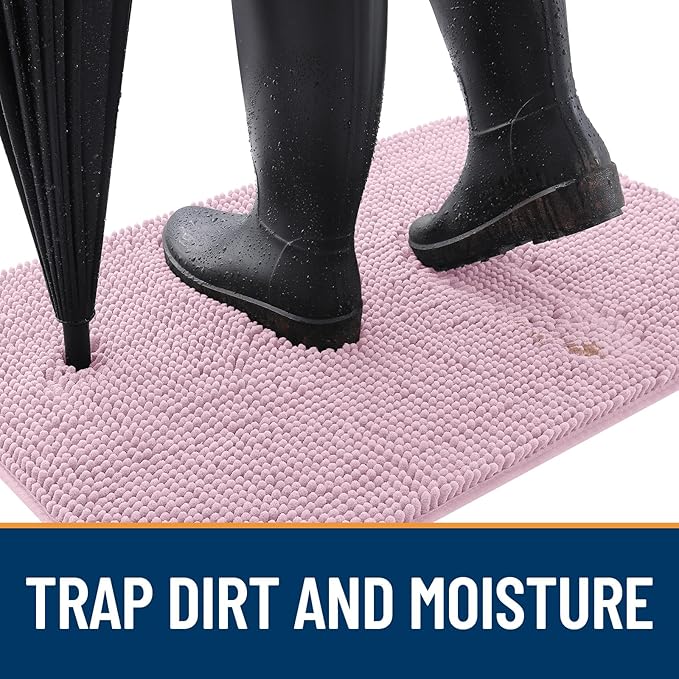OLANLY Dog Door Mat for Muddy Paws 24x16, Absorbs Moisture and Dirt, Absorbent