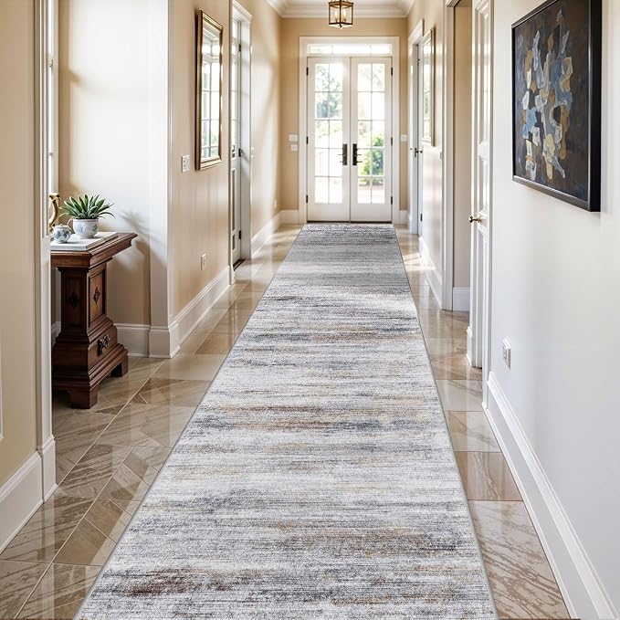 Washable Hallway Runner Rug for Home: Extra Long Runners for Entryway Living