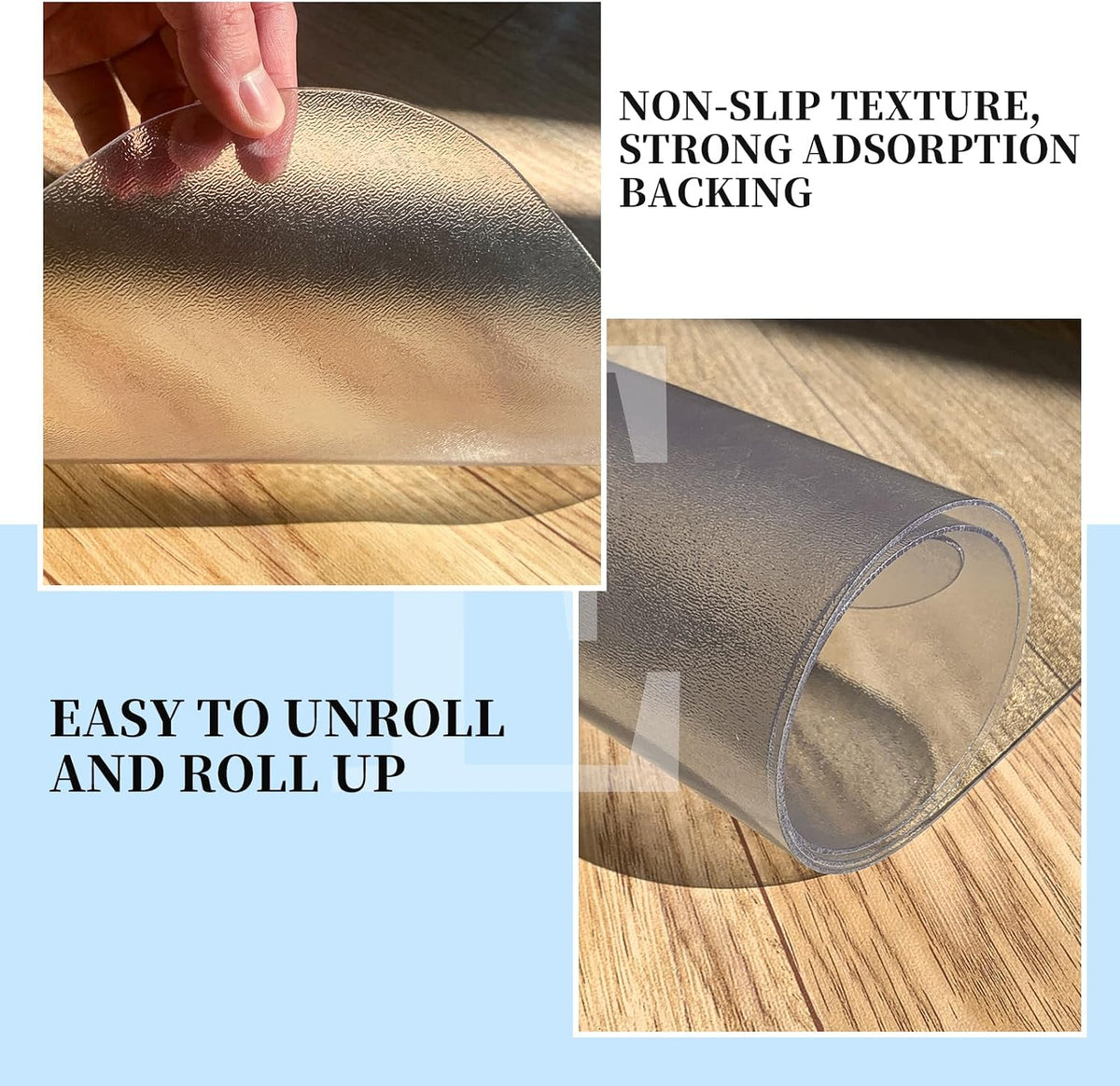 Tonaus Office Chair Mat for Hard Floor 48"×36" Desk Chair Mat