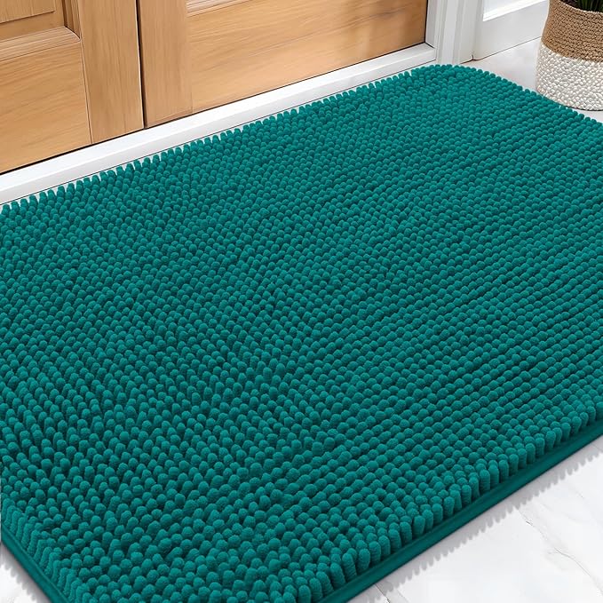 OLANLY Dog Door Mat for Muddy Paws 32x20, Absorbs Moisture and Dirt, Absorbent