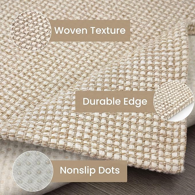 IOHOUZE Washable Exrea Long Hallway Runner Rug 3x20 Non Slip Rubber Backed