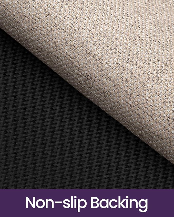 DEXI Ultra Thin Door Mat Indoor Entrance 35x56, Non Slip Rubber Backed Entryway