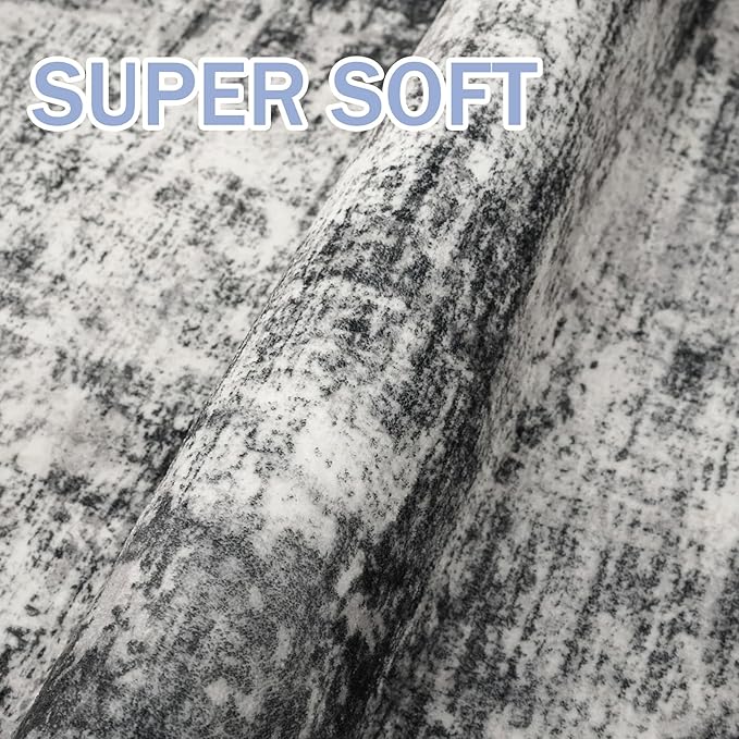 IOHOUZE Abstract Area Rugs 8x10 Ft Washable Large Rugs