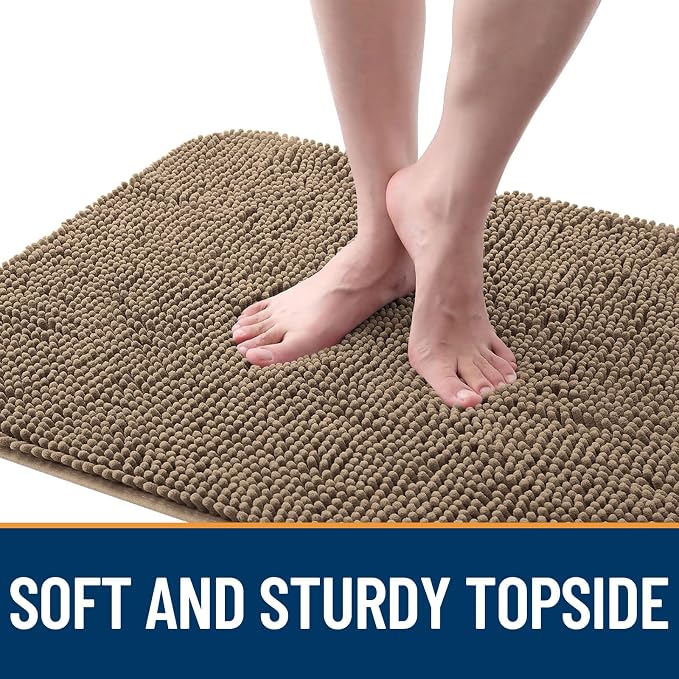 OLANLY Dog Door Mat for Muddy Paws 47x24, Absorbs Moisture and Dirt, Absorbent