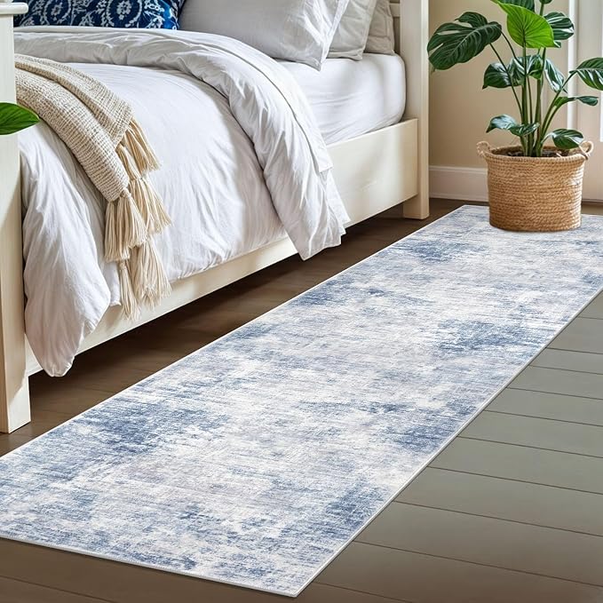 IOHOUZE Abstract Runner Rug 2x7 Ft Washable Runners